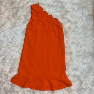 Victoria Beckham Orange Dress (NWOT)